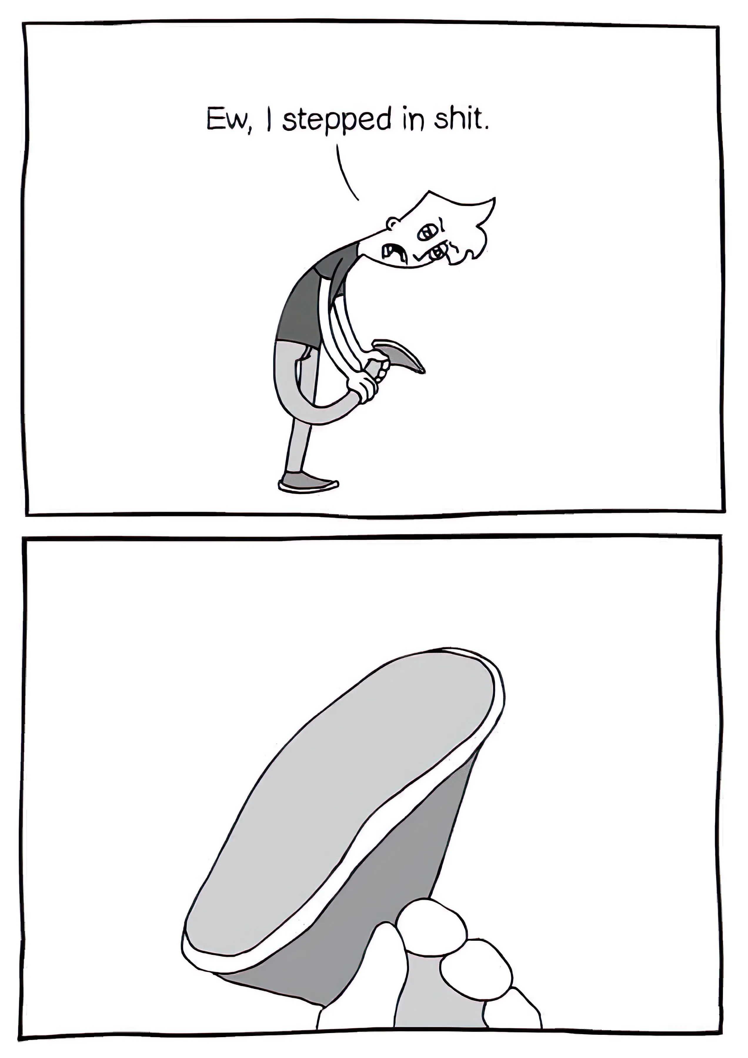 Eh-i-step-on-shit